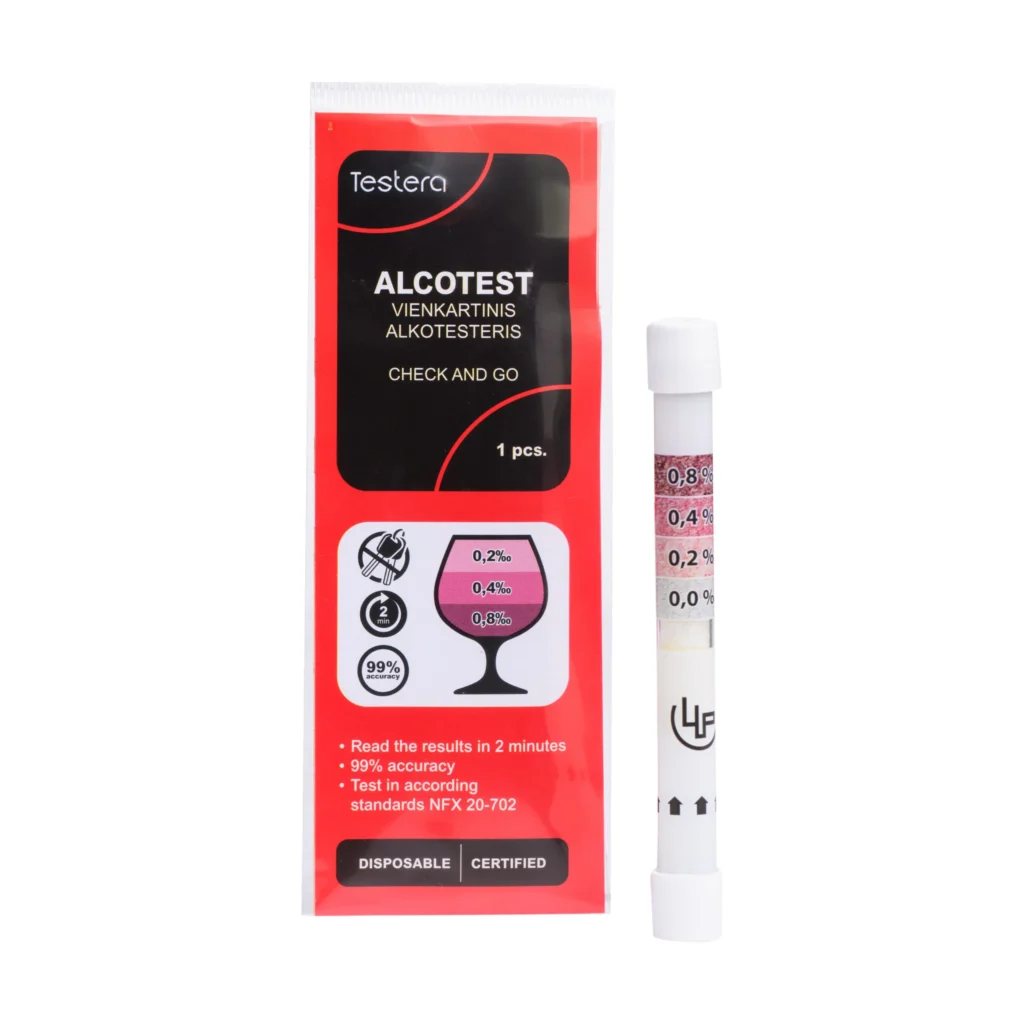 Vienkartinis alkotesteris (ALCOTEST) – nuotrauka