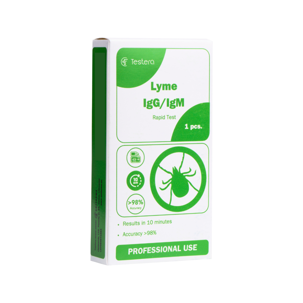 Testera Lyme IgG/IgM Rapid Test – package
