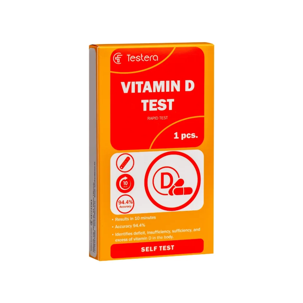 Vitamino D testas – pakuotė