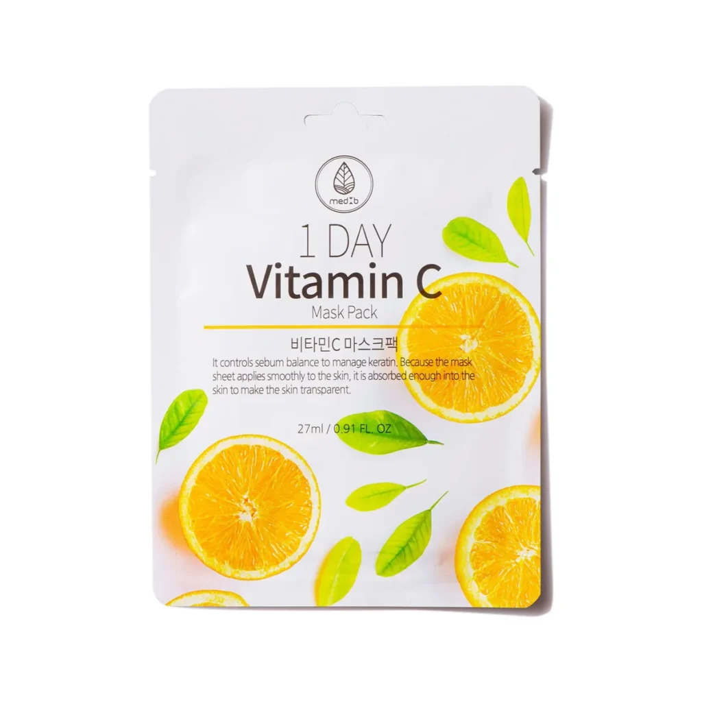 MEDB Lakštinė kaukė su vitaminu C